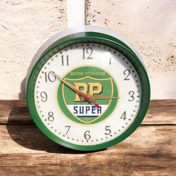Horloge - Plastique - 1980-1990 - Horloge publicitaire - BP