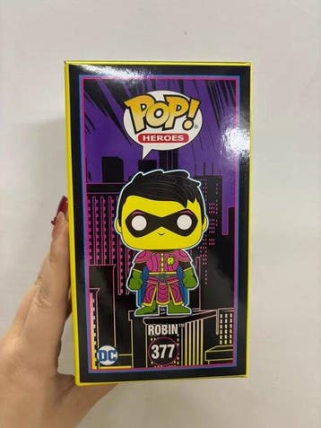 Funko - Funko Pop - DC Comics - Robin Black Light #377 -