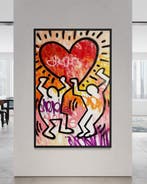 Gunnar Zyl - Heart / Keith Haring & Zyl XXL, Antiek en Kunst