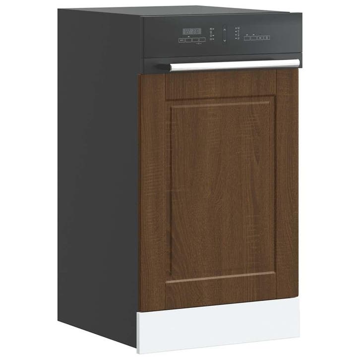 vidaXL Vaatwaspaneel Porto 45x1,5x57 cm bewerkt hout bruin, Maison & Meubles, Armoires | Autre, Envoi