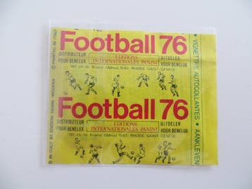 1976 Panini Football 76 Belgium - RARE - 1 Booster pack -