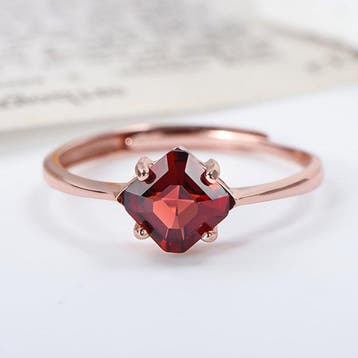 Zonder minimumprijs - Ring - 18 karaat Zilver, Verguld,