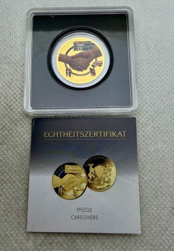 Tsjaad. 3000 Francs Pflege , oro 1/500 Oz (.999) (Zonder