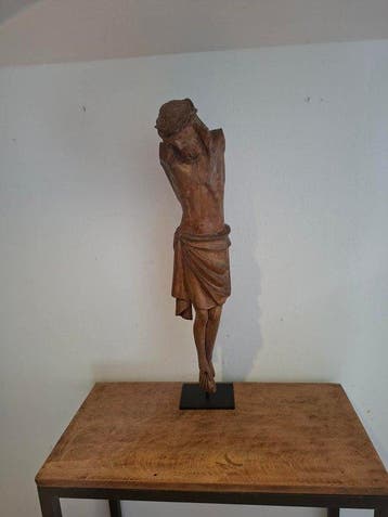 Statuette, Houten corpus - 53 cm - Bois, Antiek en Kunst
