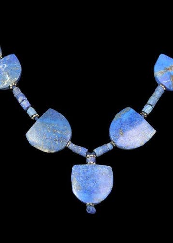 West-Aziatisch lapis lazuli Kralenketting (Zonder