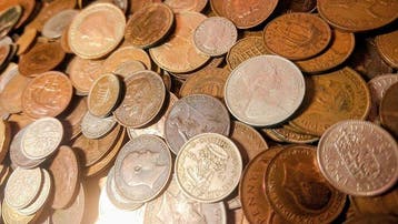 Verenigd Koninkrijk. Big U.K - Ing Silver -coin binder +hard