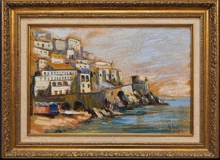 Maria Izzo (1921-2002) - Amalfi, Antiek en Kunst, Kunst | Schilderijen | Klassiek