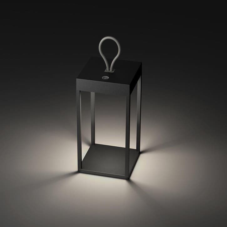 Tafel en bureaulampen Carlo Touch oplaadbaar antraciet, Huis en Inrichting, Lampen | Tafellampen, Verzenden