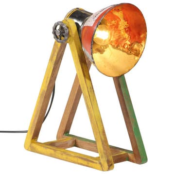 vidaXL Bureaulamp 25 W E27 30x17x40 cm meerkleurig, Verzenden, Nieuw