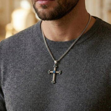 Zonder minimumprijs - Halsketting - 18 karaat Zilver, Geel, Bijoux, Sacs & Beauté, Colliers