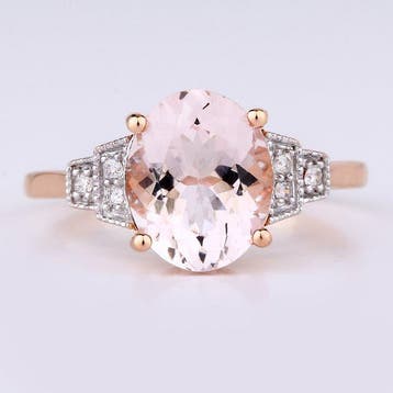 Zonder minimumprijs - Ring - 14 karaat Roségoud - 2.21ct., Nieuw