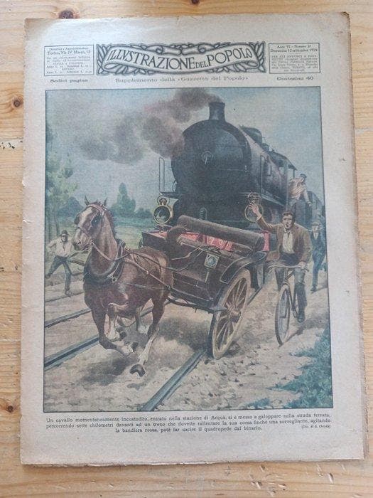 Illustrazione del Popolo - 1926-1928, Antiek en Kunst, Antiek | Boeken en Manuscripten
