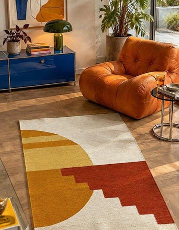 Nilo Kilim - Kelim - 160 cm - 100 cm - Handgemaakt Designer