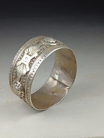 Chaoui bracelet - Aures region - Argent - Algérie - late