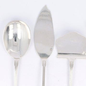 Emile Puiforcat - Model Perles (Louis XVI) - Vis couvert -, Antiek en Kunst
