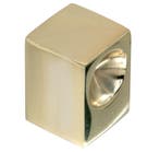 Meubelknop Karé 24mm messing gelakt