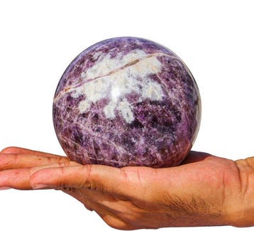KAMR GEM | Hoogwaardige 1,71 kg Chevron Amethyst Bol (110