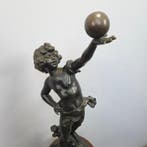 Louis Moreau (1855-1919) - sculptuur, “La Force” - 57 cm -, Antiek en Kunst
