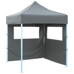 vidaXL Partytent met 2 zijwanden inklapbaar 2x2 m staal, Tuin en Terras, Verzenden, Nieuw