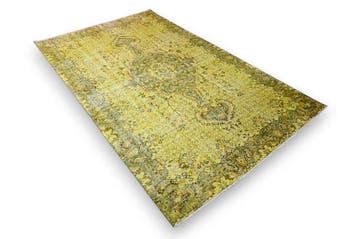 Jaune vintage - Tapis - 255 cm - 160 cm - avec certificat, Nieuw