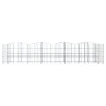 vidaXL Schanskorf gewelfd verhoogd 400x100x100 cm, Tuin en Terras, Verzenden, Nieuw