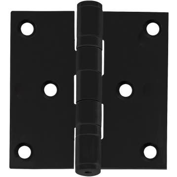 Kogellagerscharnier rechte hoeken 76x76mm RVS zwart tot 5..., Ophalen of Verzenden, Scharnier