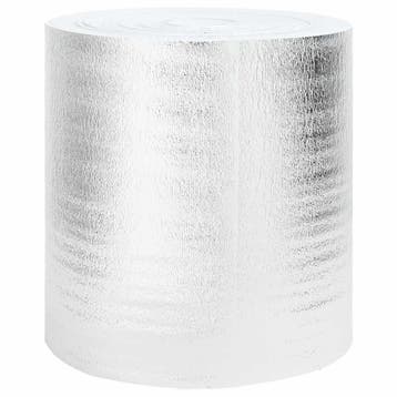 vidaXL Radiatorfolie Zilver 5 x 0,5 m Polyetheen, Doe-het-zelf en Bouw, Verwarming en Radiatoren, Verzenden, Nieuw