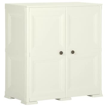 vidaXL Opbergkast hout-look 79x43x85,5 cm kunststof, Verzenden, Nieuw