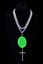 Collier gothique vintage – région de Jablonec – camée en