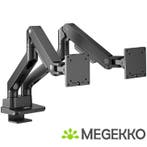 ACT Monitorarm max 35  office premium, gasveer, 2 monitoren, Verzenden, Nieuw