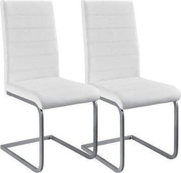 2dekans | 2 Eetkamerstoelen / stoel - Vegas - Kunstleer -, Ophalen of Verzenden