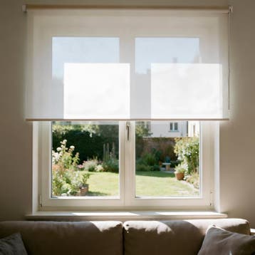 Lichtdoorlatend rolgordijn – 120 x 160 cm - wit -, Auto-onderdelen, Interieur en Bekleding, Verzenden, Nieuw