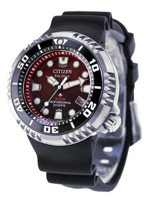 Citizen - Promaster Professional Divers RED Eco Drive 30, Handtassen en Accessoires, Horloges | Heren