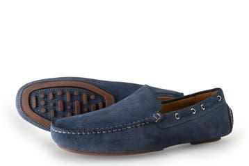 Manfield Loafers in maat 41 Blauw, Kleding | Heren, Loafers, Manfield, Zo goed als nieuw, Verzenden