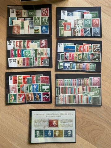Duitsland, Bondsrepubliek 1953/2000 - Deluxe complete, Gestempeld