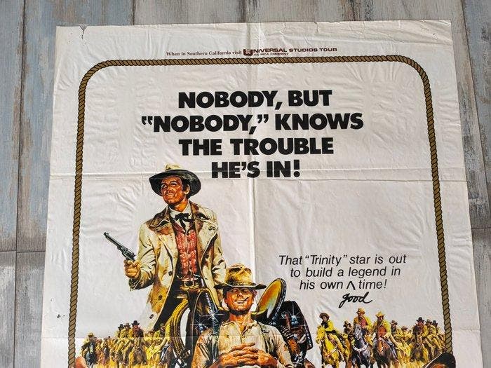 Sergio Leone - My Name is Nobody Terence Hill Original US, Collections, Cinéma & Télévision