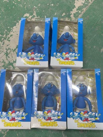 PEYO - Speelgoed - Five Smurf Figures - 2000-2010