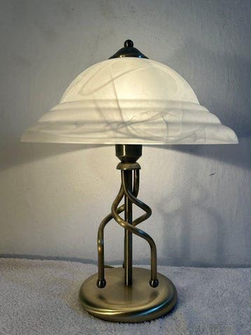 Tafellamp - Staal, Glas - Design