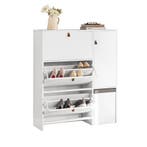 2dekans | SoBuy Schoenenkast met uitschuifbare kruk - 3, Ophalen of Verzenden, Nieuw