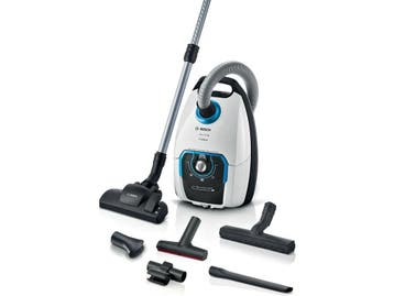 Bosch BGB75XSIL - Trommelstofzuiger - 5 l Stofzak - Wit, Elektronische apparatuur, Stofzuigers, Verzenden, Zo goed als nieuw