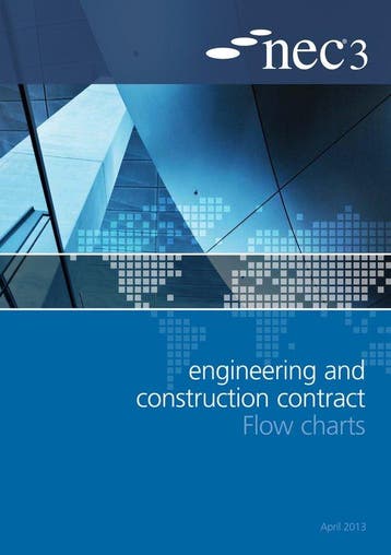 Nec3 Engineering and Construction Contract Flow Charts, Livres, Verzenden