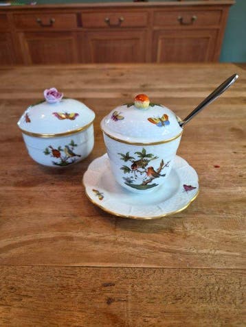 Herend - Rothschild Bird - Sucrier (2) - Porcelaine