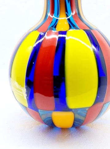 F&M Ballarin - Vase - Verre, Antiquités & Art
