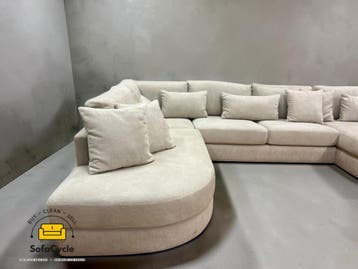 NIEUWE OVERSTOCK grote U-zetel – luxueus, extra ruim en ulti, Verzenden