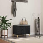 vidaXL Hallenbank Zwarte Eik 60 x 38 x 46 cm Geengineerd, Verzenden, Nieuw
