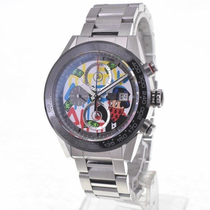 TAG Heuer - Carrera Heuer 01 - CAR201AA.BA0714 - Homme -, Handtassen en Accessoires, Horloges | Antiek