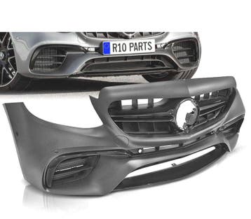 PARE-CHOCS AVANT MERCEDES W213 16-19 LOOK E63 AMG PDC, Verzenden