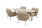 4 Seasons Outdoor Mallorca low dining set met Salute tafel