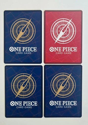 Bandai - 4 Card - One Piece - Monkey D. Luffy Limited, Nieuw