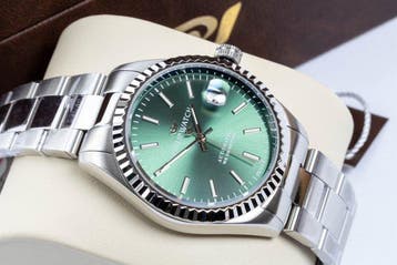 Philip Watch - Caribe Urban - Automatic - Green - Date - 39, Nieuw